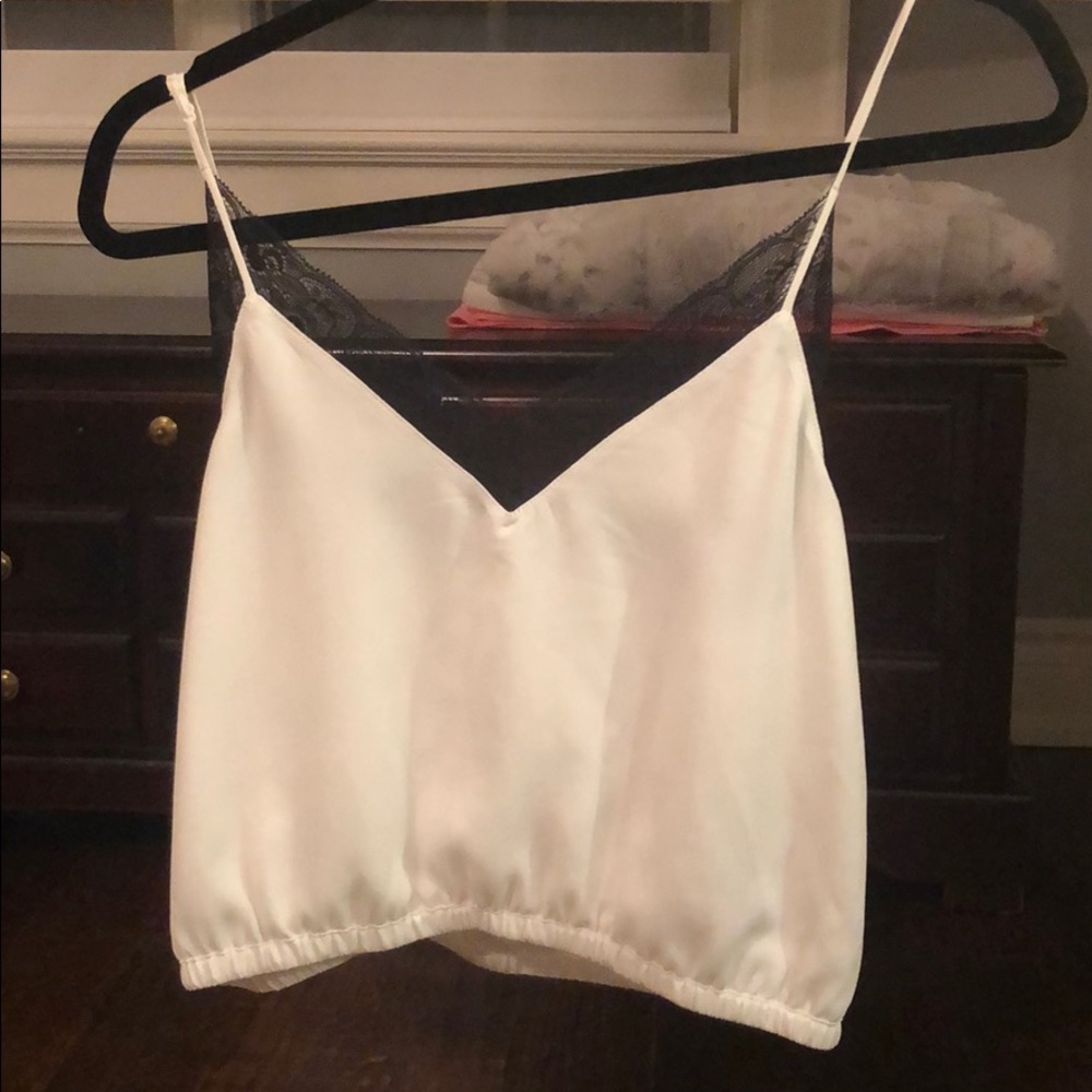Aritzia dress shirt with lace